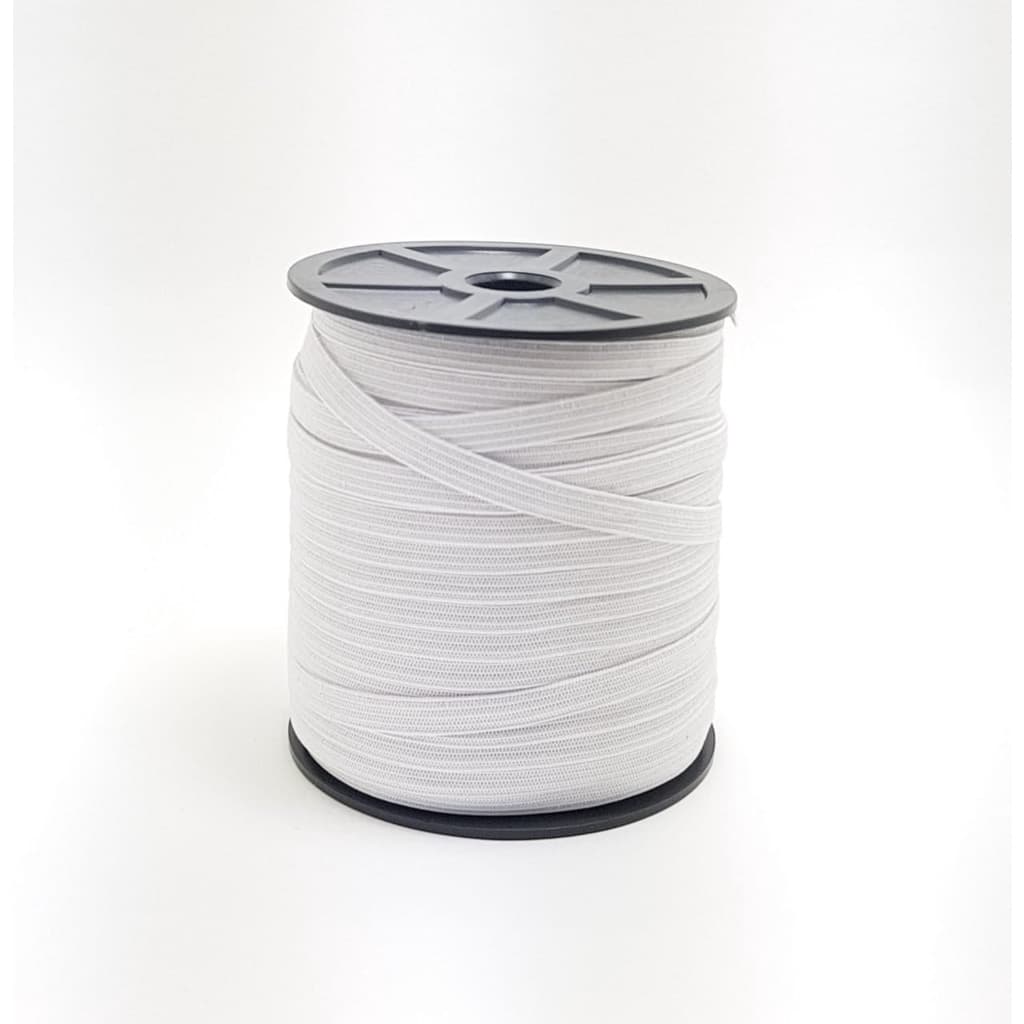 Elástico de Embutir 100m para Costura – Carretel 5mm / 7mm / 8mm / 10mm
