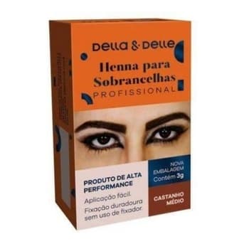 Henna Para Sobrancelhas Della E Delle  8g