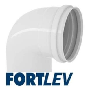 Joelho Cotovelo Esgoto 90º 100mm Fortlev