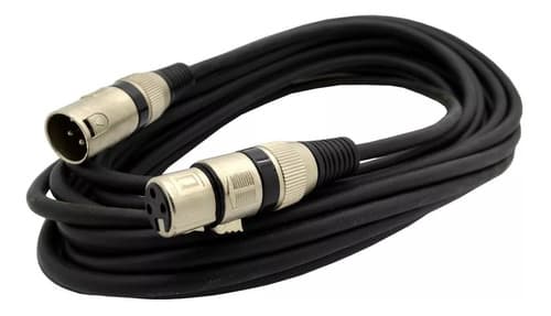 Cabo Microfone/dmx - Xlr/canon Balanceado Promoção 5 Metros