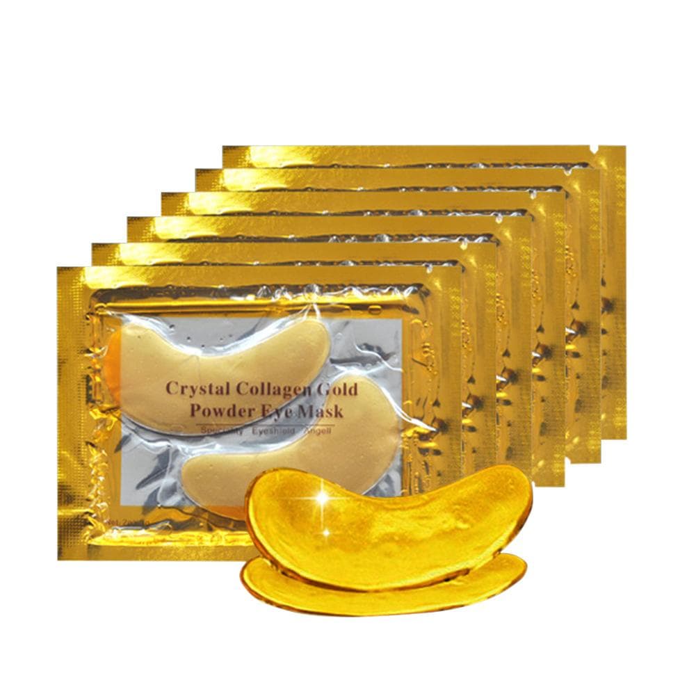 10 Pcs Colágeno De Cristal De Ouro Em Pó Máscara De Olho Anti Rugas Almofada Do Cuidados Com Os Olhos Cosméticos Pele