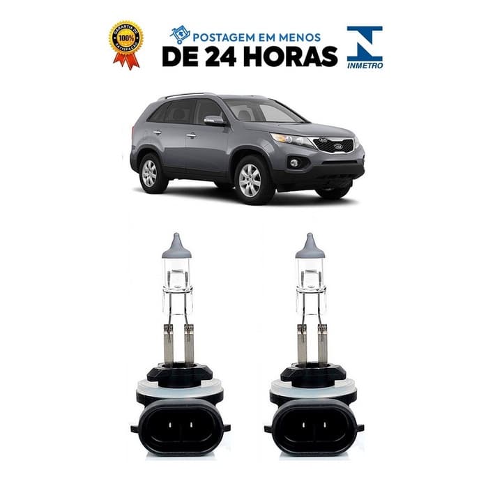 Par Lampada Farol de Milha Sorento 2011 2012 2013 2014 H27