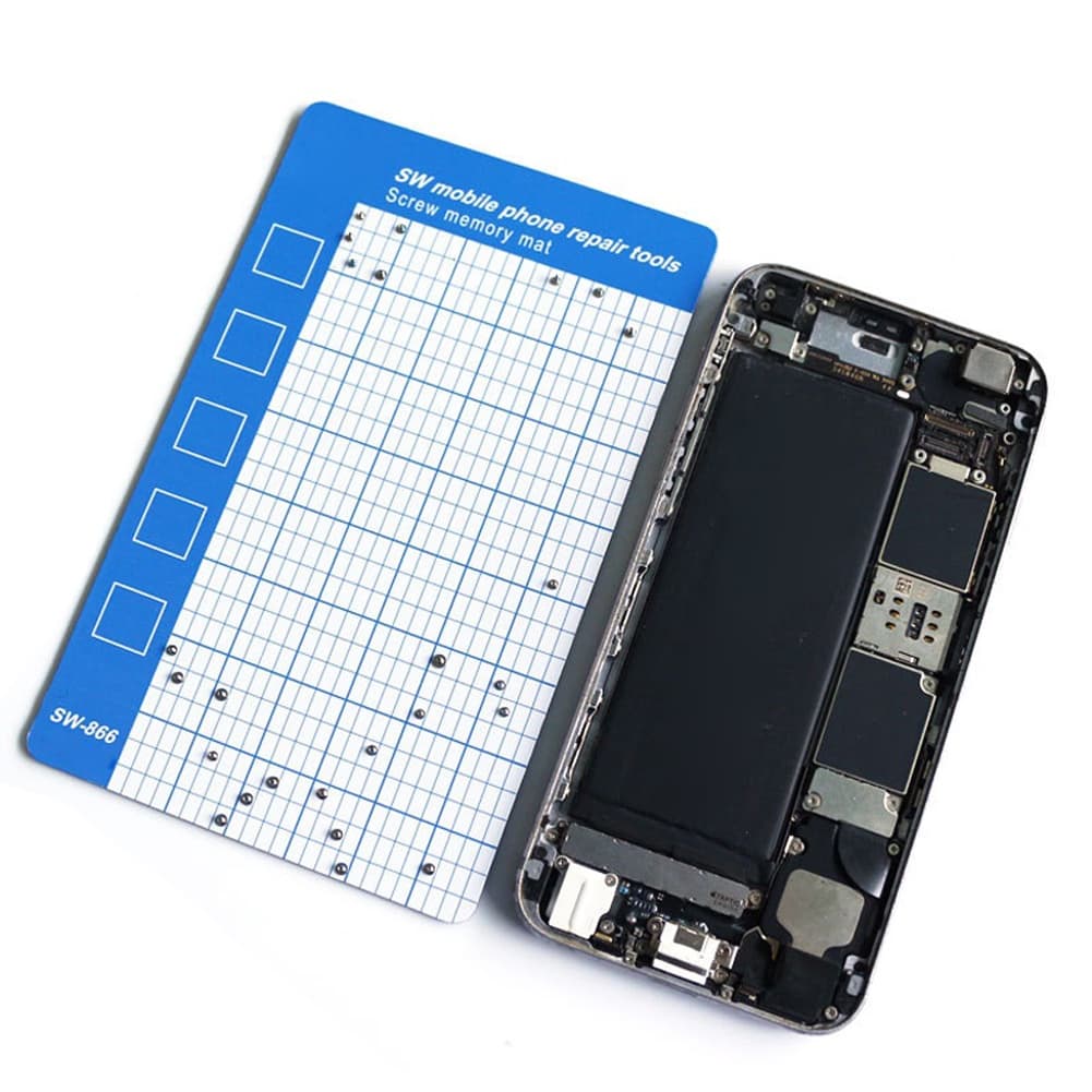 Almofada De Trabalho Com Memória Magnética De Parafuso Mini Chart Para Ferramentas De Reparo De Pequenos Parafusos