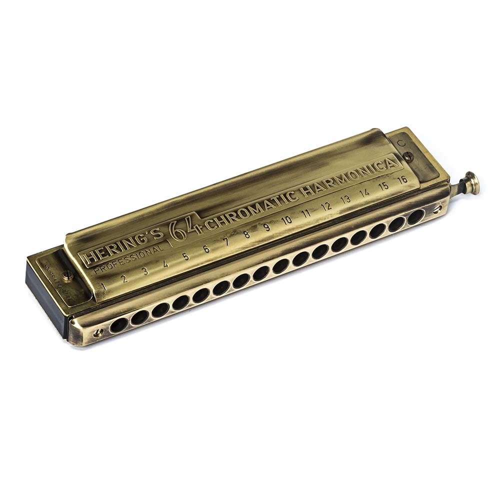 Gaita De Boca Hering Shg Cromática Ouro Velho 5264 Dó