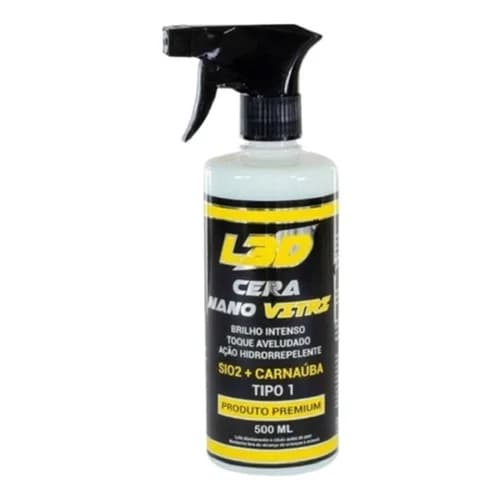 Cera Automotiva Brilho Intenso Nano Vitri L3d Original