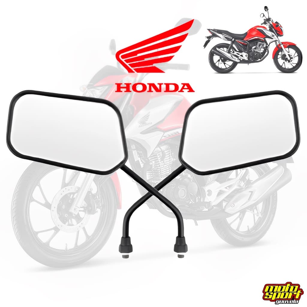 Par Retrovisor Espelho Titan 150 Fan 2008/2013 Ks/Es Modelo Original