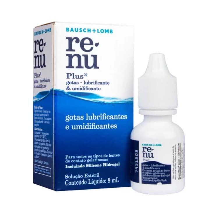 Renu Gotas Umidificantes 8 ml / Bauschlomb