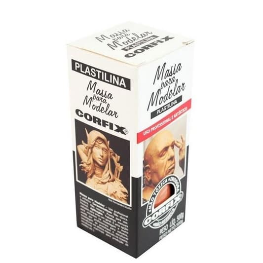 Massa de Modelar Plastilina 500g Corfix - Ceramica