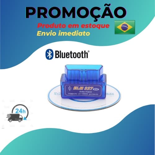 Scanner Automotivo Bluetooth OBD2 ELM327 V2.1
