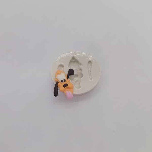 Molde De Silicone Carinha Pluto Molde Para Confeitaria Molde Para Biscuit 436