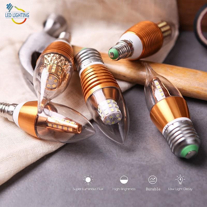 E14 E27 5W 7W 9W 12W Lâmpada led vela lustre lâmpada de filamento lâmpada vintage de filamento
