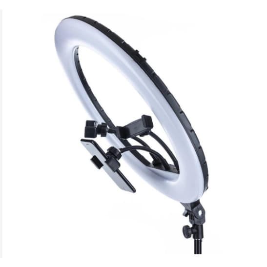 Ring Light 8 Polegadas 20cm Iluminador LED com Suporte para Celular Sem Tripé