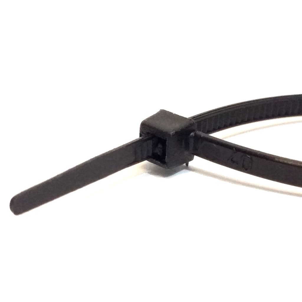 Cinta Plástica Fita Hellermann Enforca Gato 10cm 400 Unidades Reforçada Abraçadeira Nylon 1,0 x 2,5 x 100mm