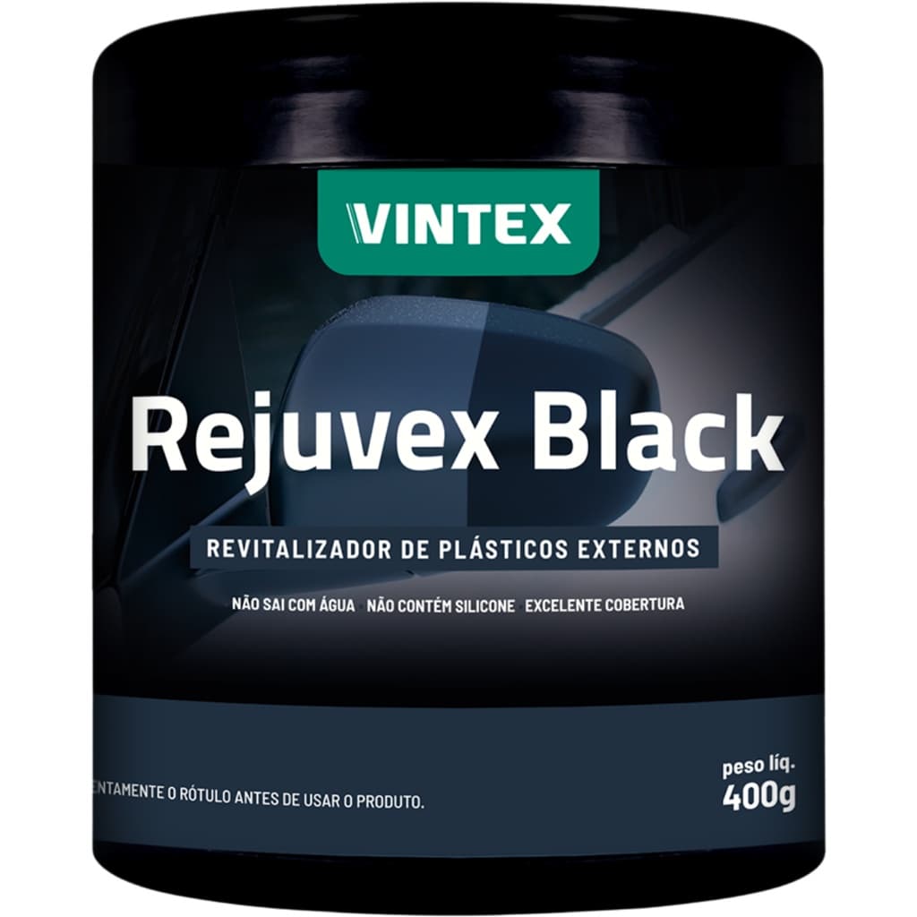 Rejuvex Black 400g Revitalizador de Plásticos Externos Escuros Vintex