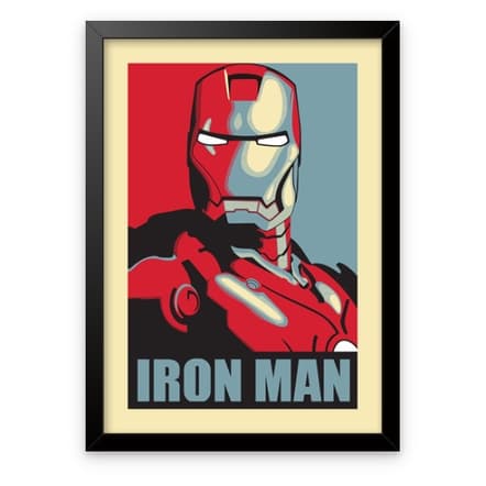 Quadro decorativo Grande 40x60 para sua sala ou quarto decorativo Grande 40x60 Homem de Ferro