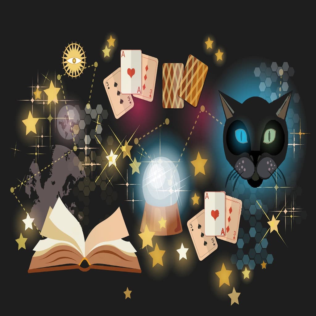 TOALHA ESOTERICA PARA MESA DE TARÔ ESTAMPA CARTAS OLHO HORUS