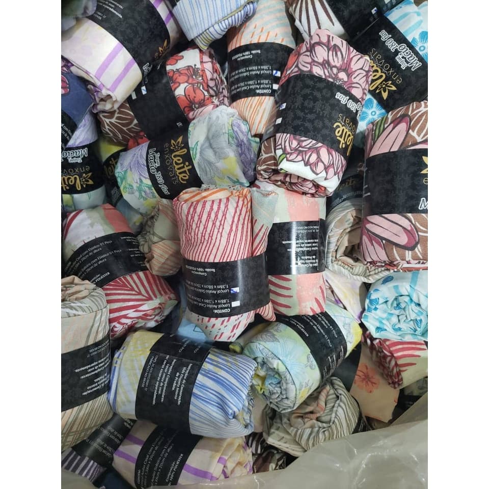 Lençol Queen Microfibra Estampada C/ Elástico - AVULSO (Não Acompanha A Fronha )