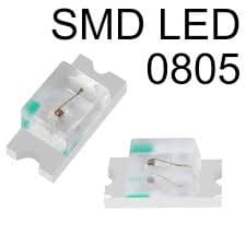 LED SMD 0805 Branco 2,8V a 3,5V  23.107