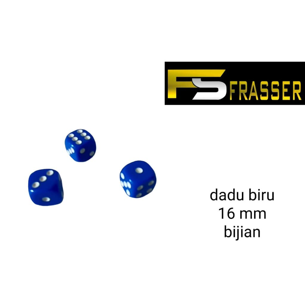 FS 16 mm Dados Azul Brinquedo Mitra Grão