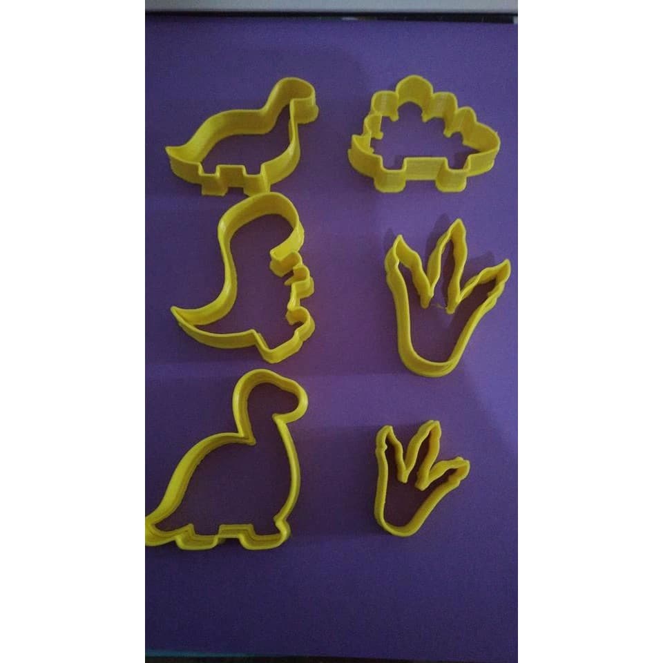 Kit Cortador Personalizado Dinossauro 3 Cm