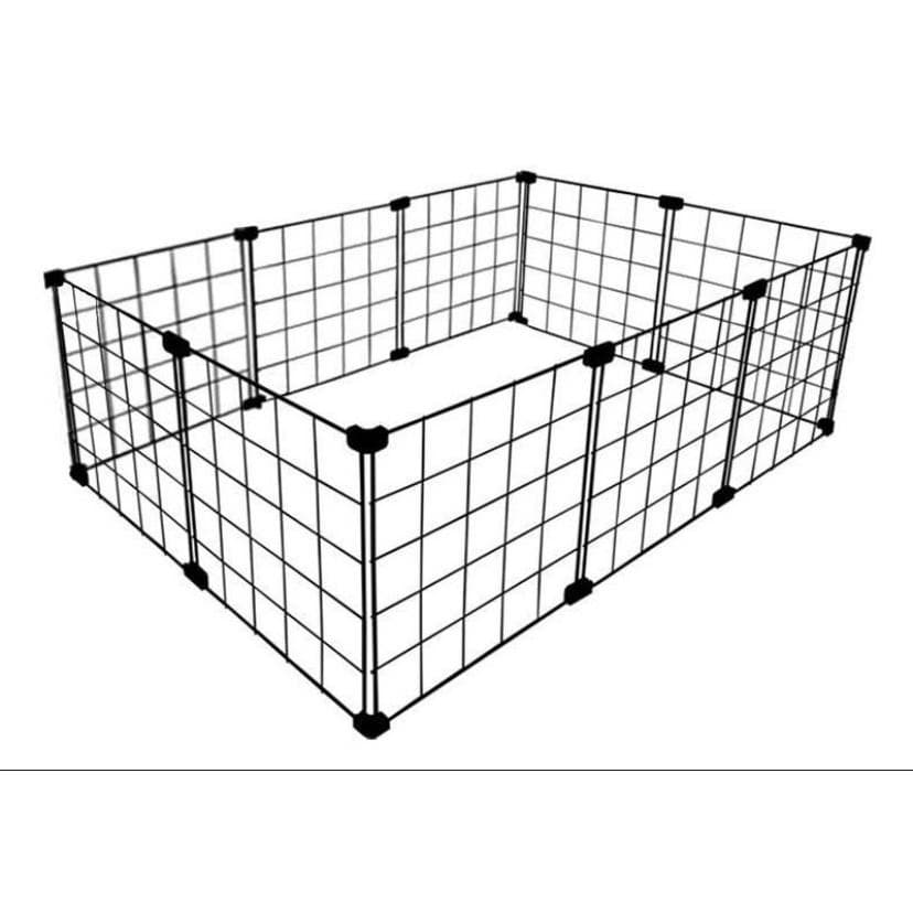 Cercadinho em Tela 30x30 Pacote com 10 Tela + Conectivos