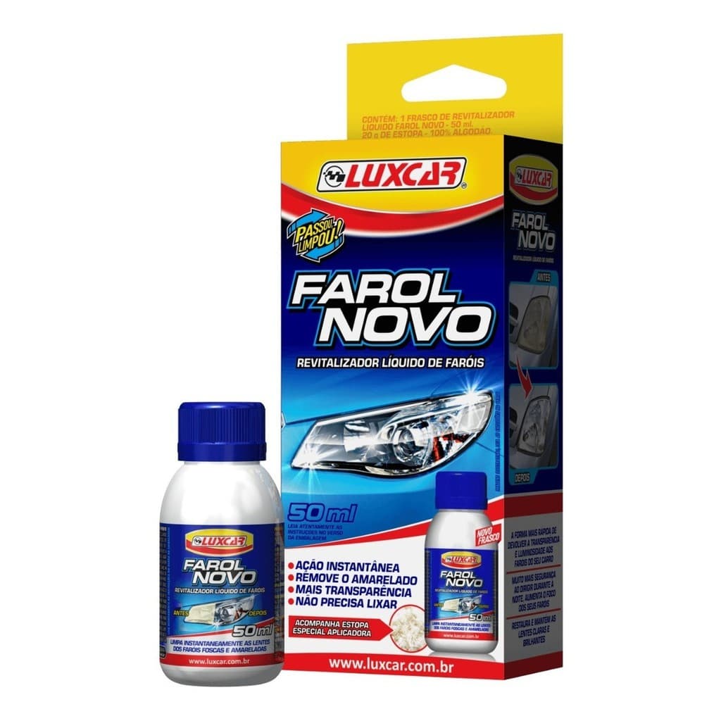 Produto Para Limpar Farol De Carro Limpa Fosco Amarelado Top