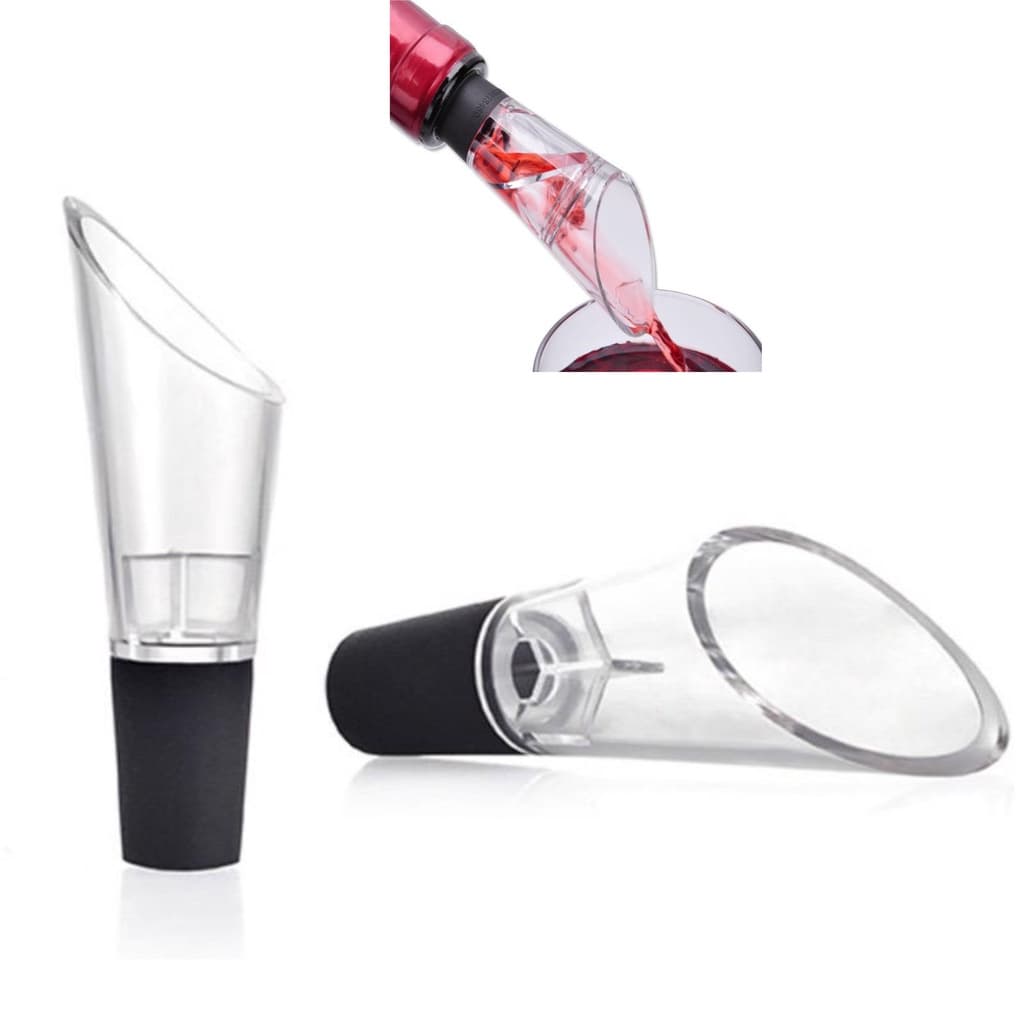 Bico Dosador Aerador Decantador Instantâneo para Vinho Bebidas Universal Portátil