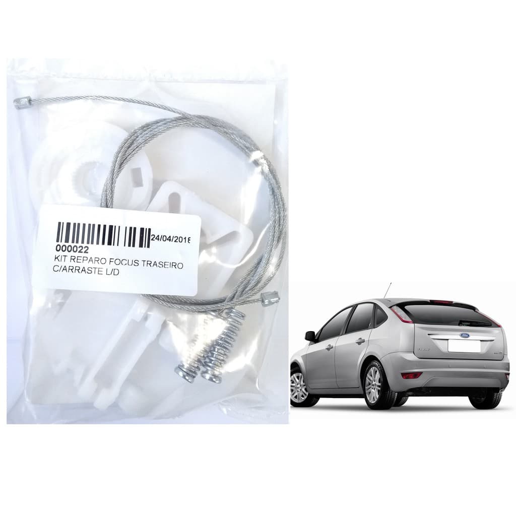 Kit Reparo Maquina Vidro Elétrico Focus Traseiro Ld Ou Le