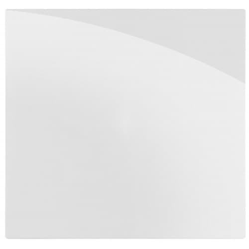 PLACA TAMPA ESPELHO TOMADA CEGA  COM SUPORTE 4X4  - RECTA BRANCO GLOSS