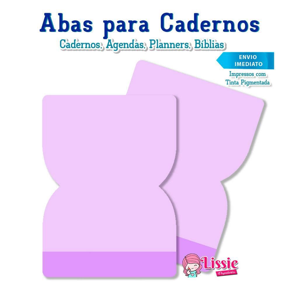 Abas Adesivas para Cadernos Agendas Planners Bíblias - Ref A21.05.007