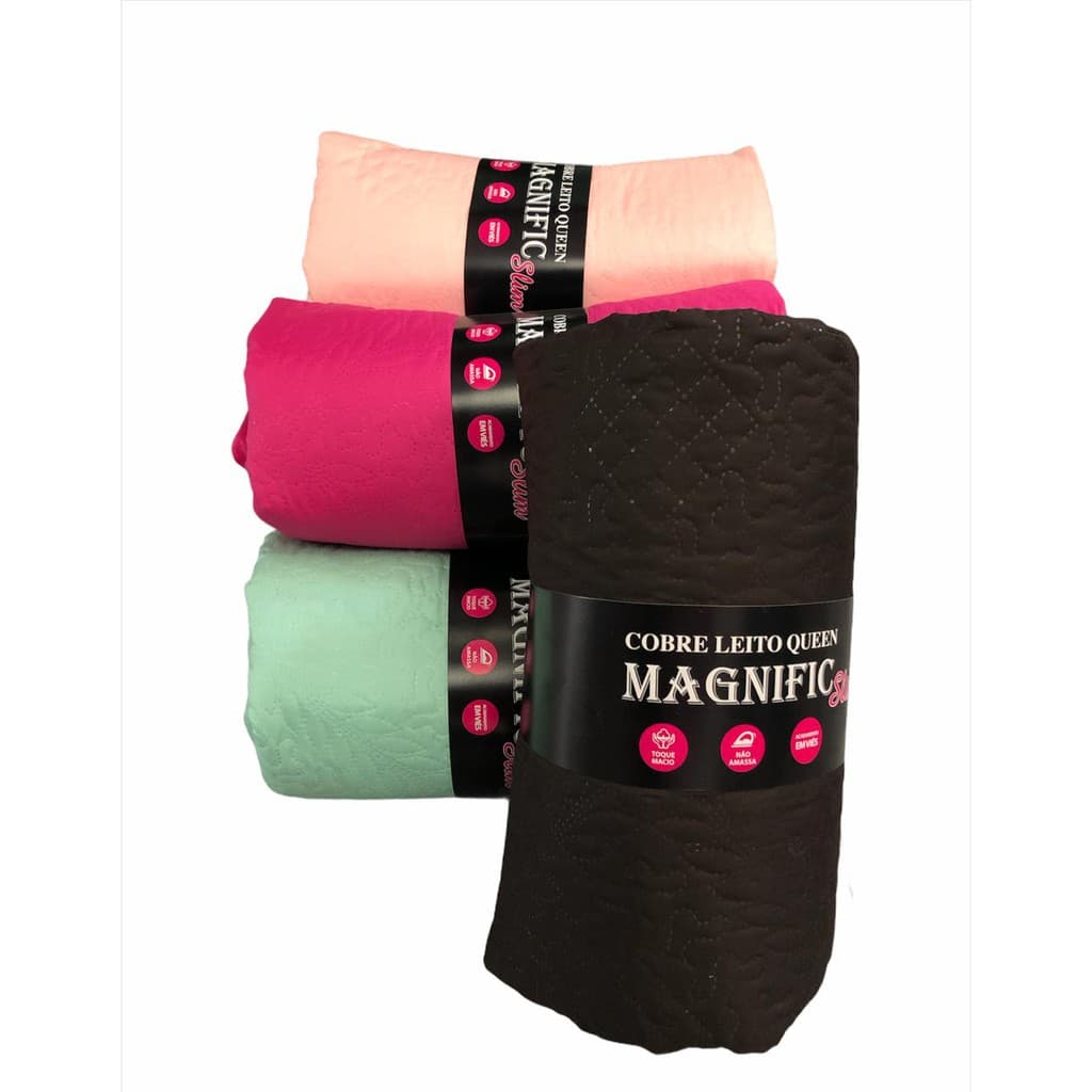 Cobre Leito (colcha) Slim QUEEN Avulso 01 Peça Liso e Estampados Uso Diário Prático Durável