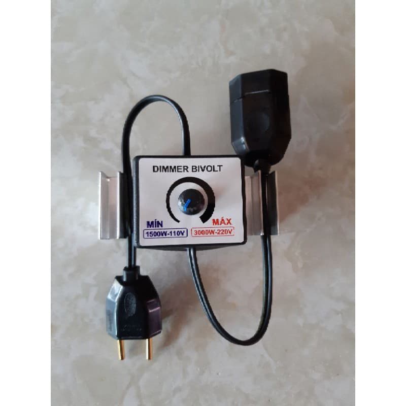 DIMMER DIMER CONTROLADOR ESMERILHADEIRA ENTRE OUTROS 1500W-110V ou 3000W-220V