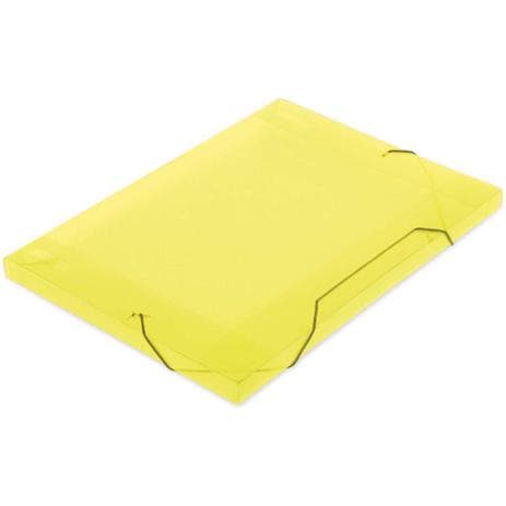 Pasta aba elastica plastica oficio 18mm amarela soft