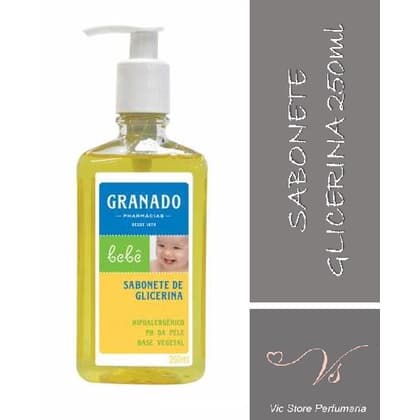 Sabonete de Glicerina Líquido Granado Bebê 250ml