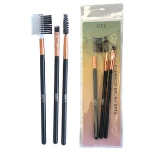 Kit Pincéis Para Sobrancelha Mey 3 Peças