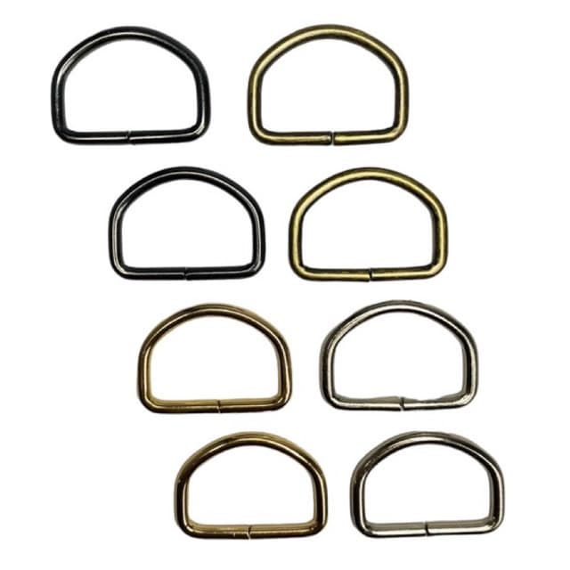 PAR de Meia Argola para Alça de Bolsa Artesanato