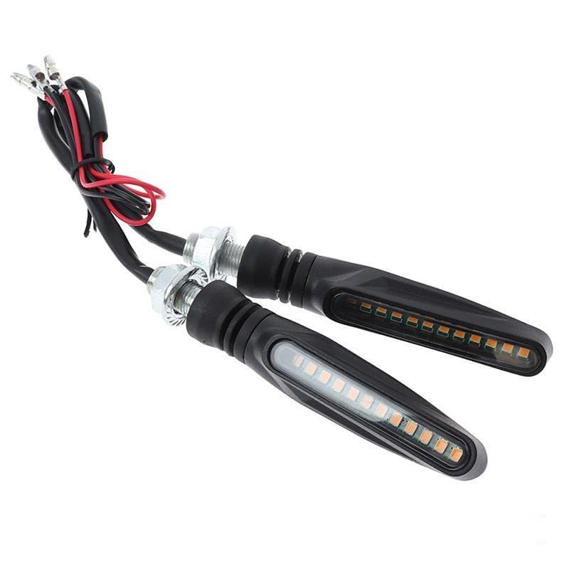 04 Pisca Moto Seta Led Slim Palito Bandit Cb Hornet