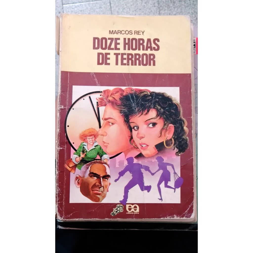 Doze horas de terror - Marcos Rey - 5ª edição - 128 pags.