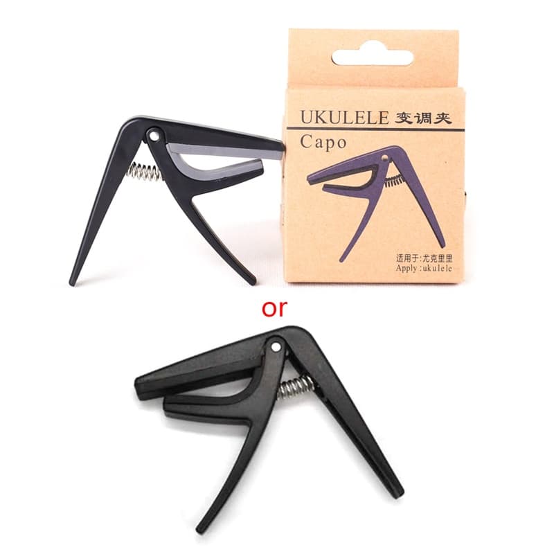Estone Profissional Ukulele Capo 4 Cordas Guitarra Capos Mudança Rápida Uma Mão