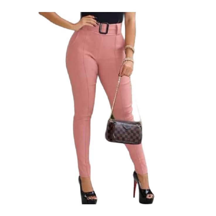 Kit 3 Calça Skinny Bengaline Com Cinto  Ciper E Bolso Lindas Pronta Entrega