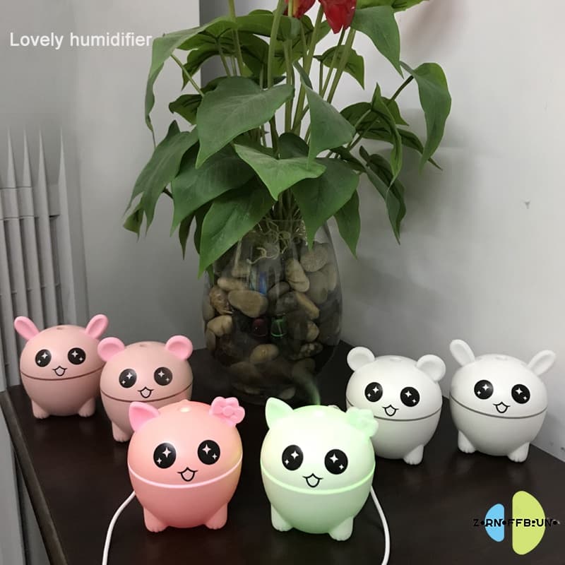 Perfumer umidificador ultrassônico ambiente difusor LED USB mudo
