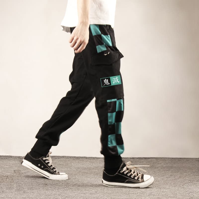Anime Demon Slayer Casual Pants Cartoon Kamado Tanjirou Agatsuma Zenitsu Tomioka Giyuu Sweatpants Fashion Unisex