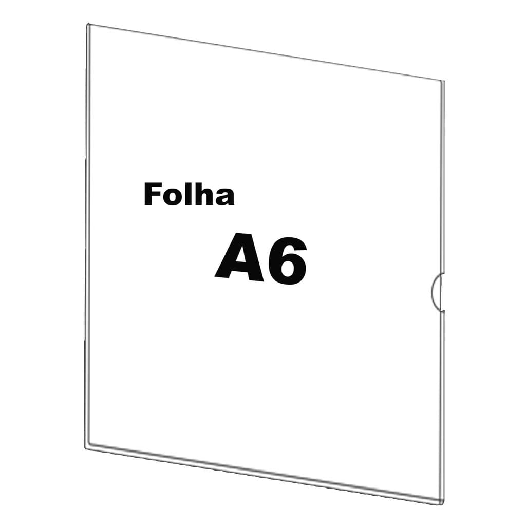 Display Parede A6 Em Acrílico