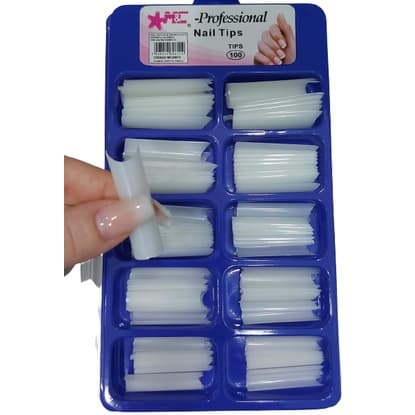 Tips ABS para alongamento de unhas. Extra Comprida longa Curvatura C