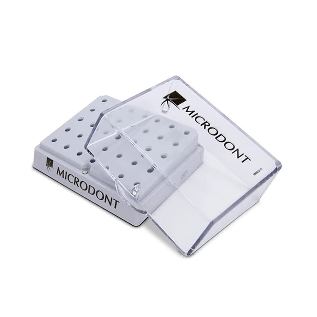 Organizador Acrílico 35 Furos com Tampa Magnética Microdont