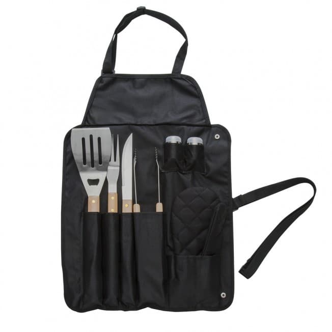Kit Churrasco 8 Peças Estojo de Nylon Aventa