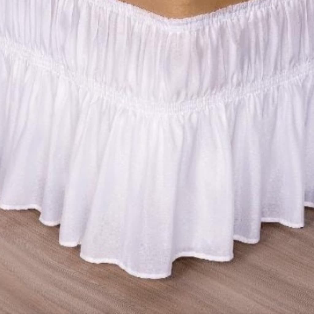 Saia Box Para Cama Box Casal Padrão  Com 2 Elástico