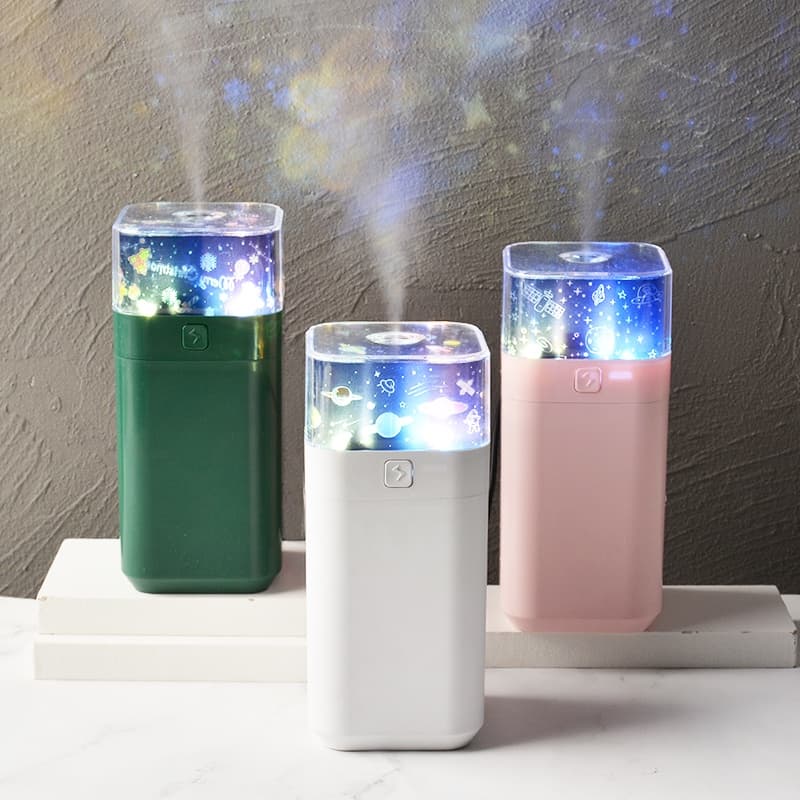 Umidificador De Ar Purificador De Ambientes Lampada Usb Portatil Led Kp-090