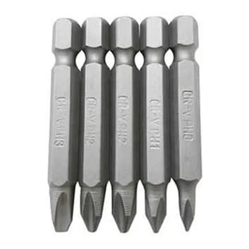 Jogo De Bits Phillips Para Parafusadeira E Furadeira Longo 5 Pçs