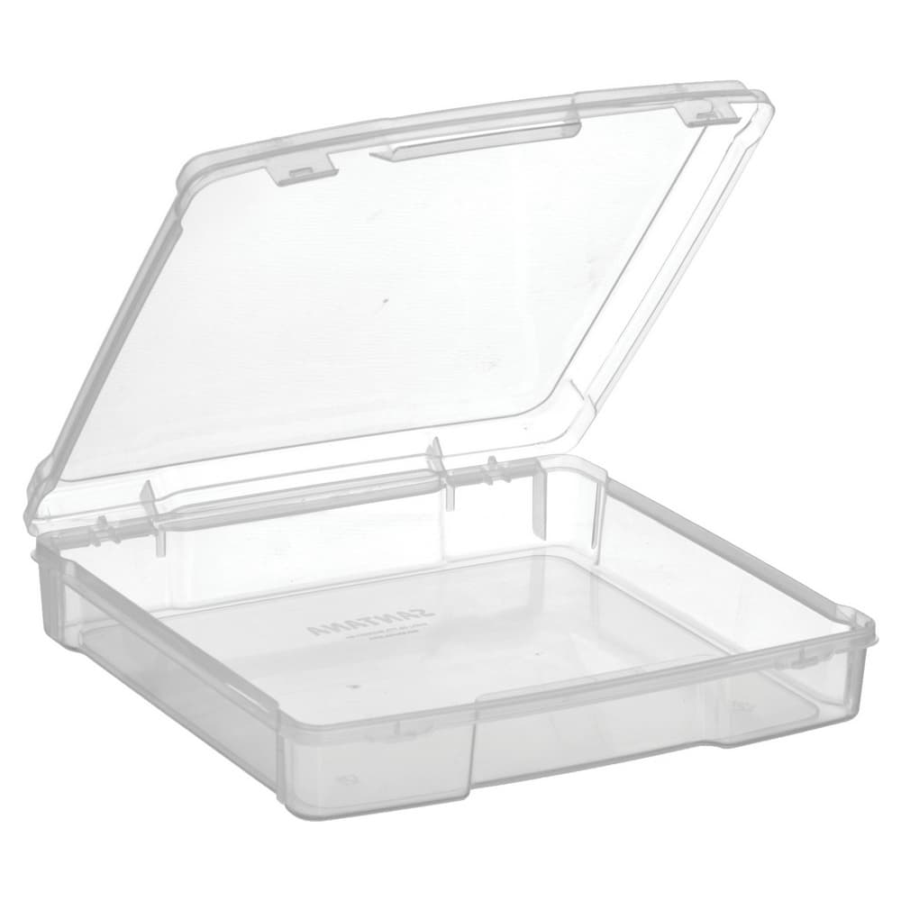 Maleta Organizadora 37cm Incolor Resistente: Pasta para Papéis Fotos Scrapbook e Itens de Costura